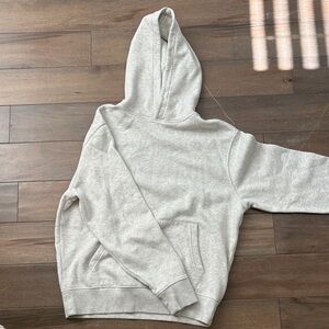 Old Navy Classic Light Gray Oversized Unisex Hoodie